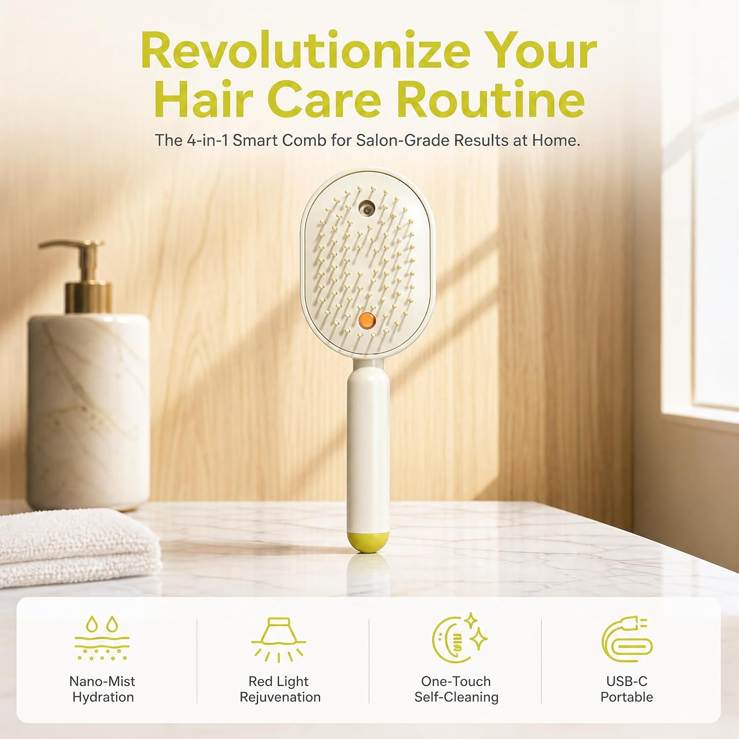 Electric Spray Air Cushion Massage Comb